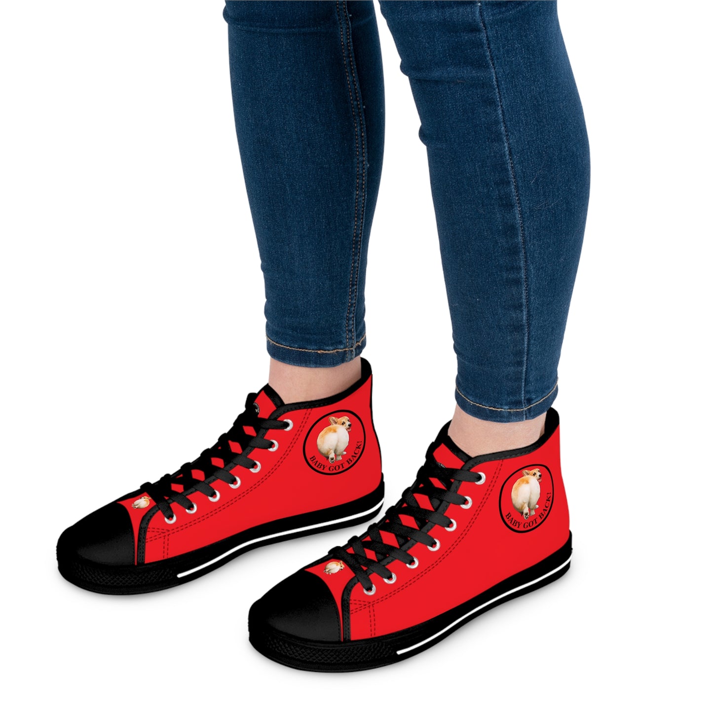 Baby Got Back - Women's High Top Sneakers