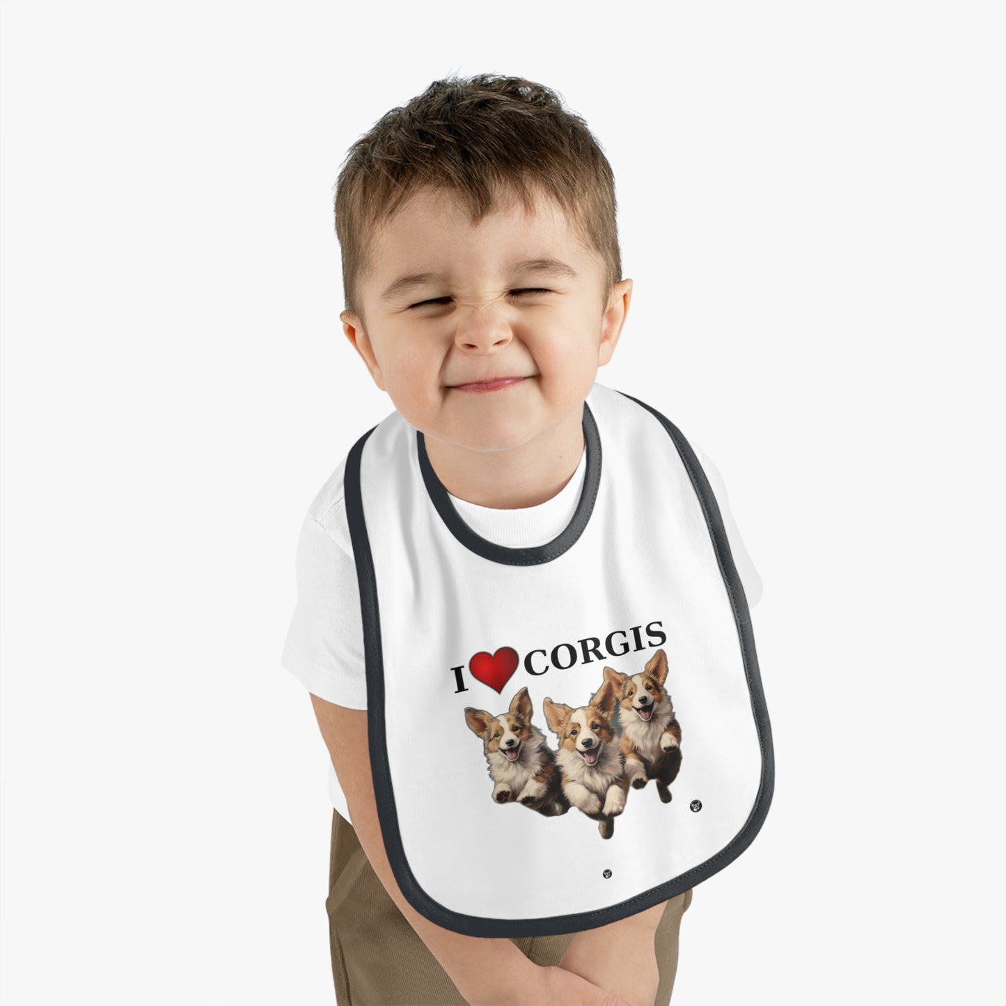 I Heart Corgis - Baby Bib