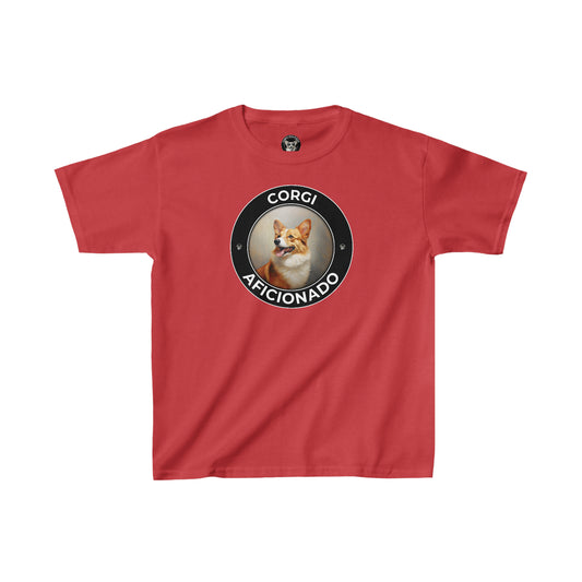 Corgi Aficionado - Kids Heavy Cotton Tee
