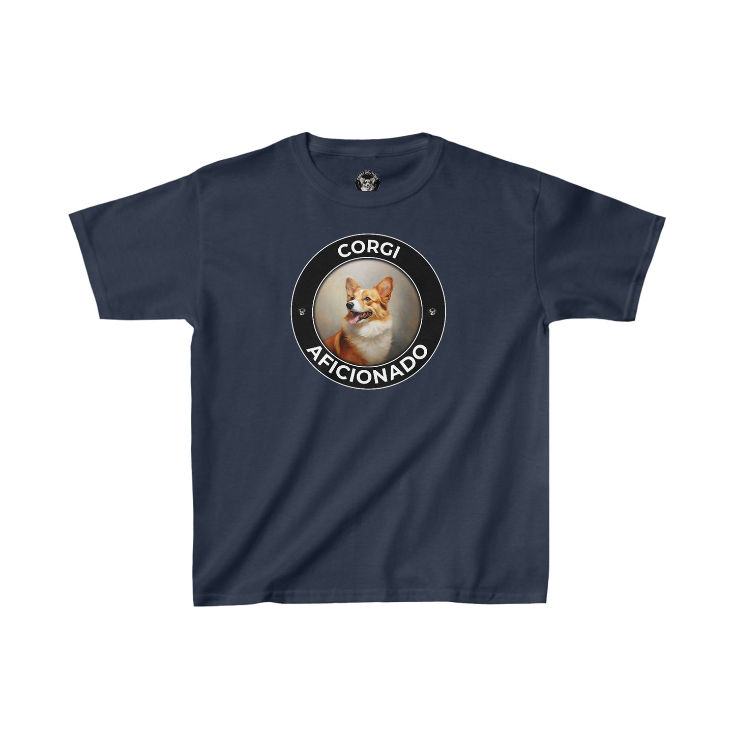 Corgi Aficionado - Kids Heavy Cotton Tee
