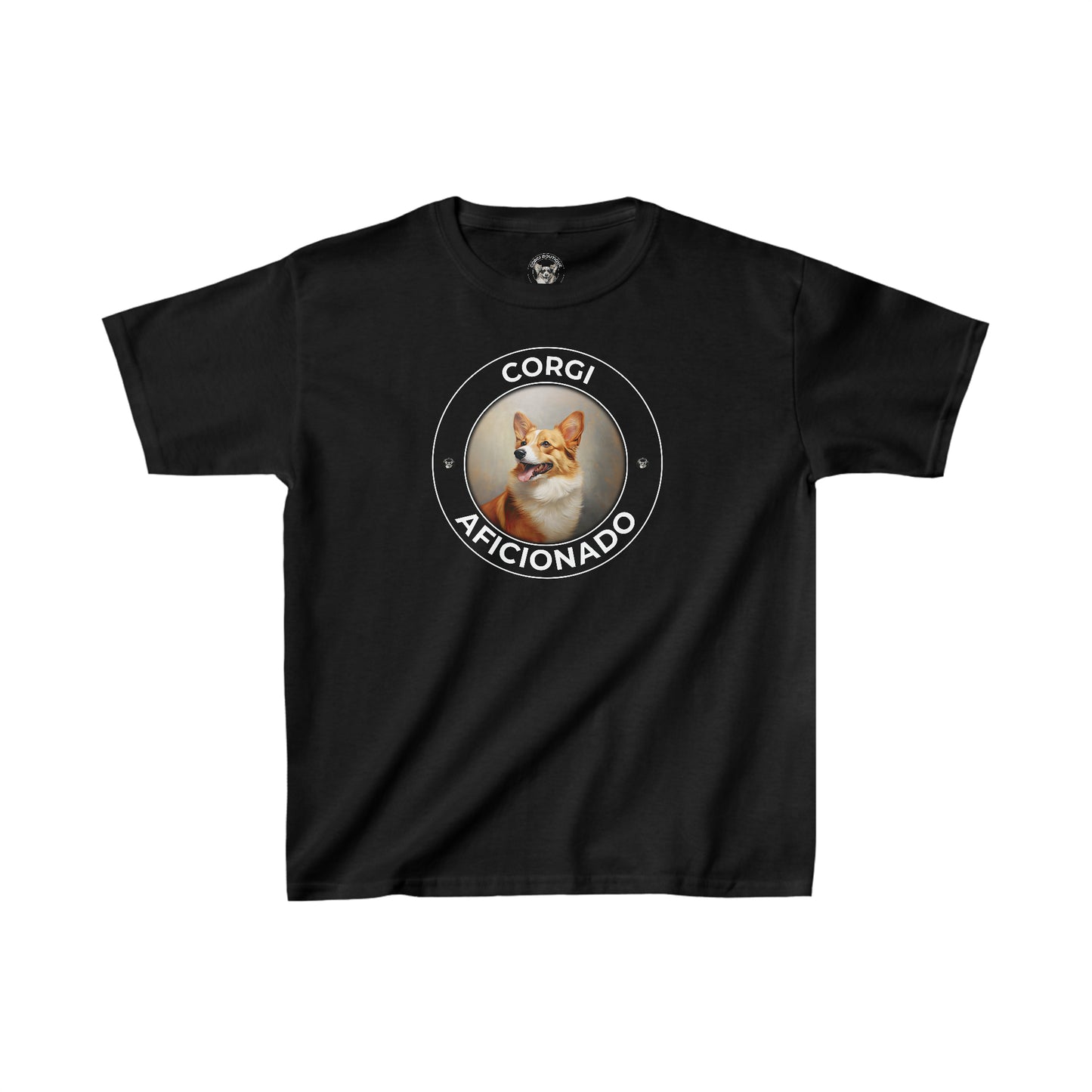 Corgi Aficionado - Kids Heavy Cotton Tee