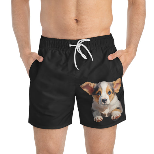 Puppy Portrait - Swim Trunks