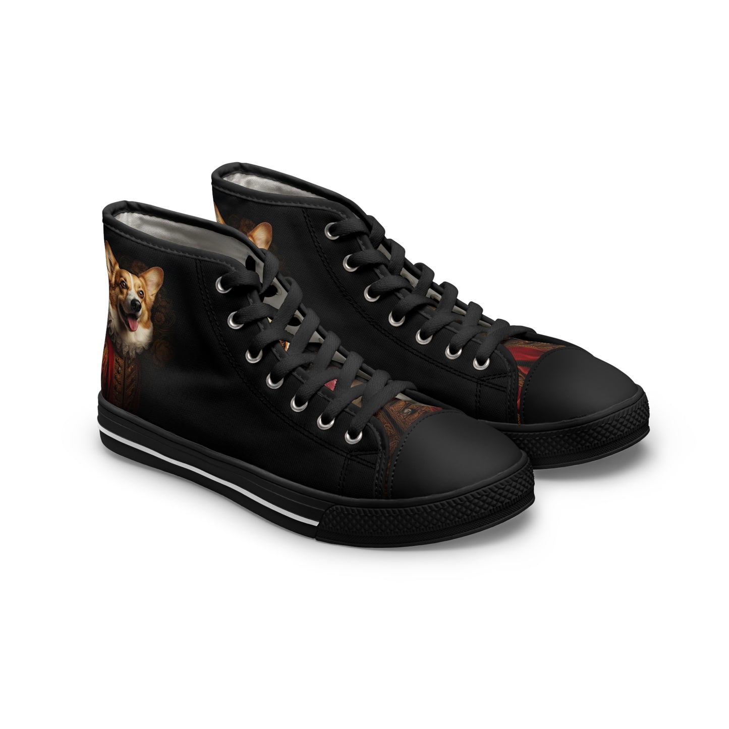 Renaissance Corgi - Women's High Top Sneakers