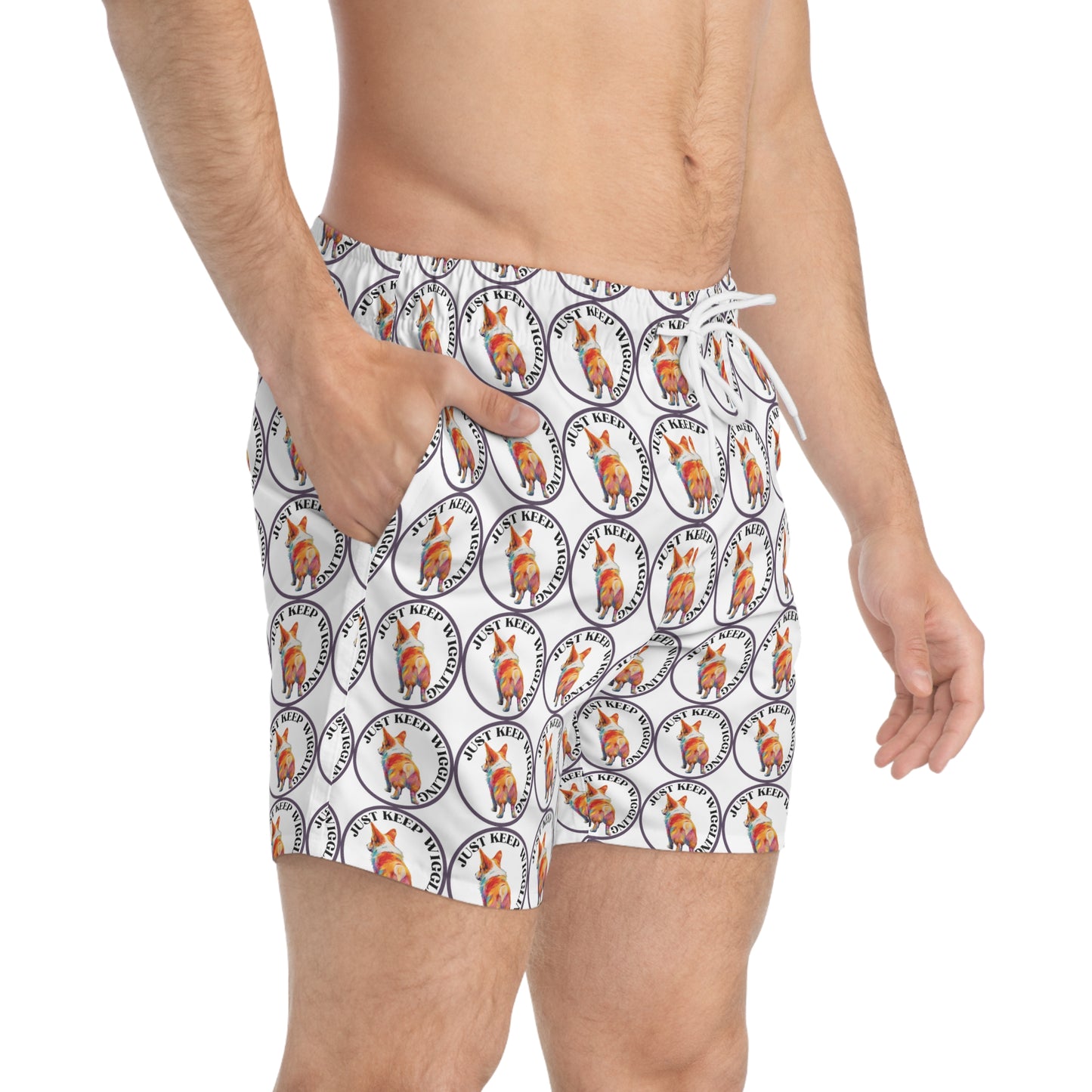 Just Keep Wiggling - Swim Trunks