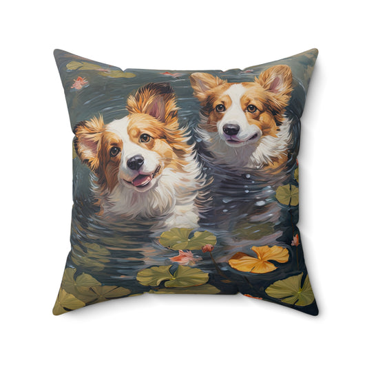 Pond Pups - Throw Pillow