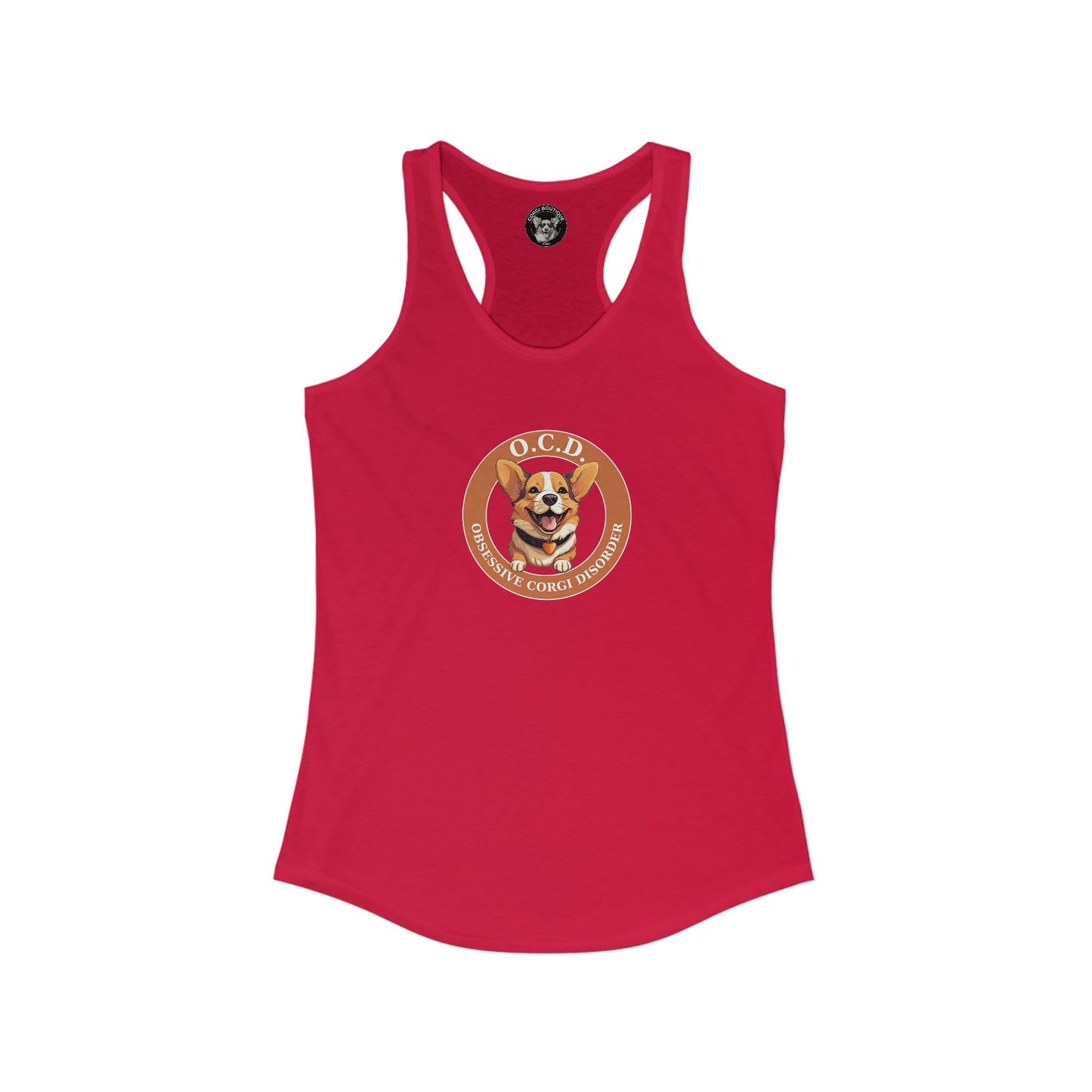 O.C.D. Obsessive Corgi Disorder - Racerback Tank