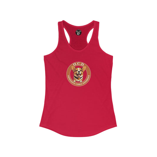 O.C.D. Obsessive Corgi Disorder - Racerback Tank