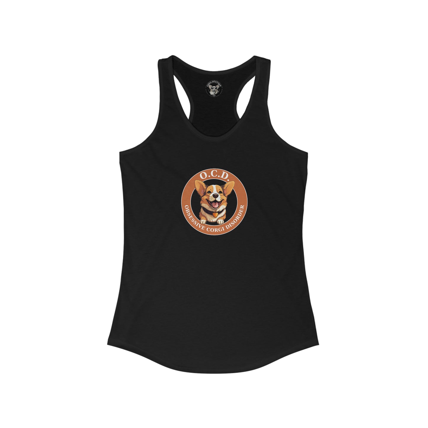 O.C.D. Obsessive Corgi Disorder - Racerback Tank