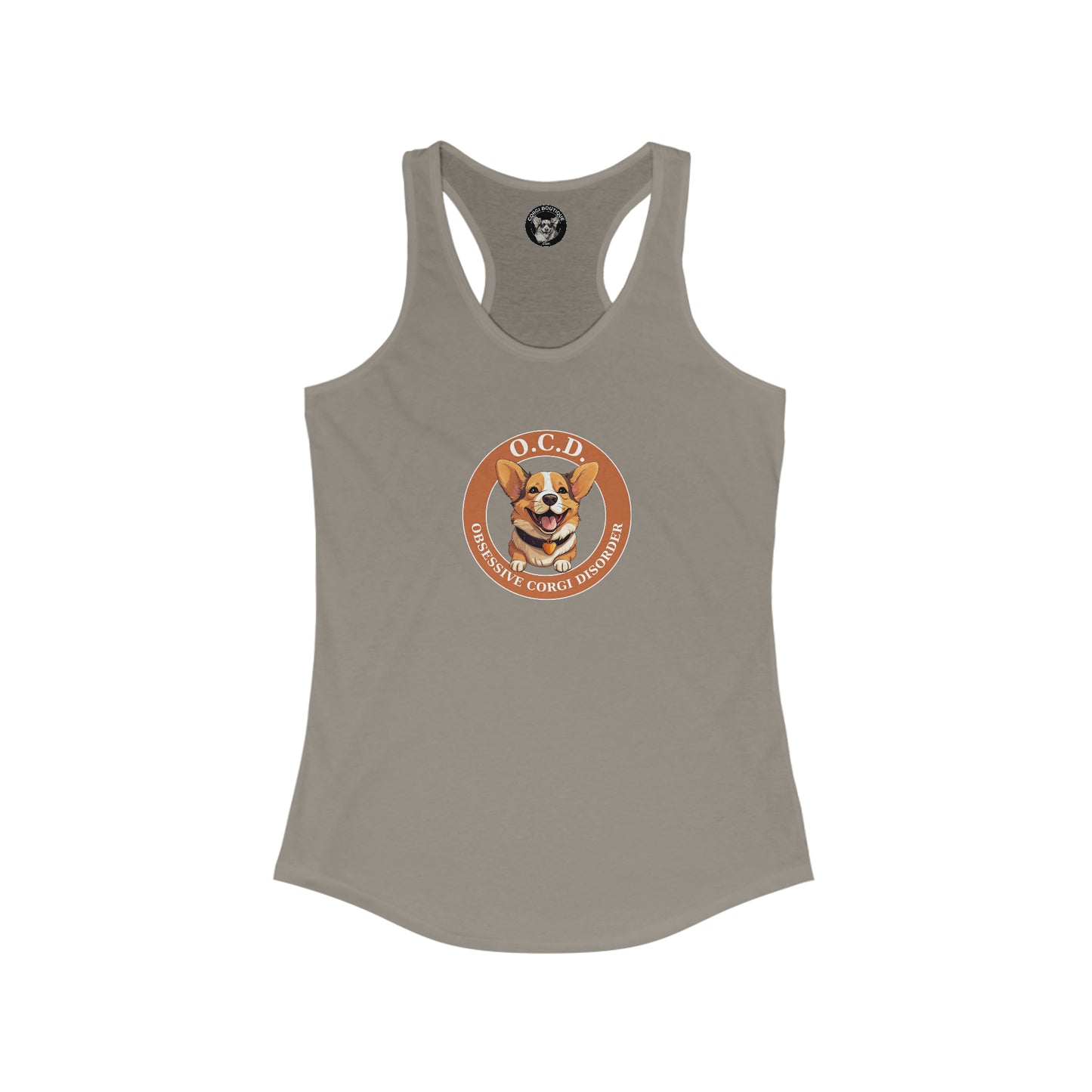 O.C.D. Obsessive Corgi Disorder - Racerback Tank