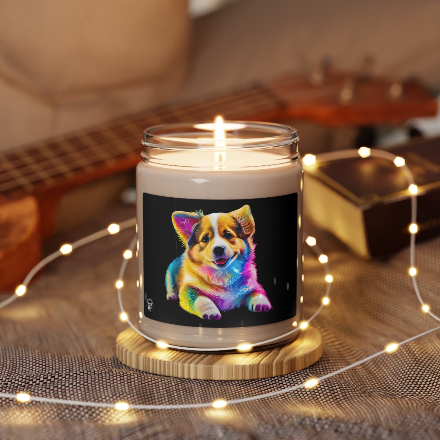 Colorful Corgi - Scented Soy Candle