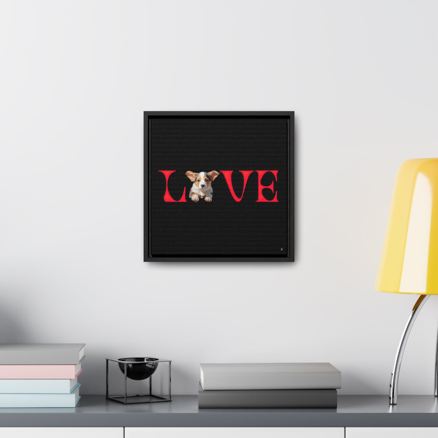 LOVE - Framed on Canvas