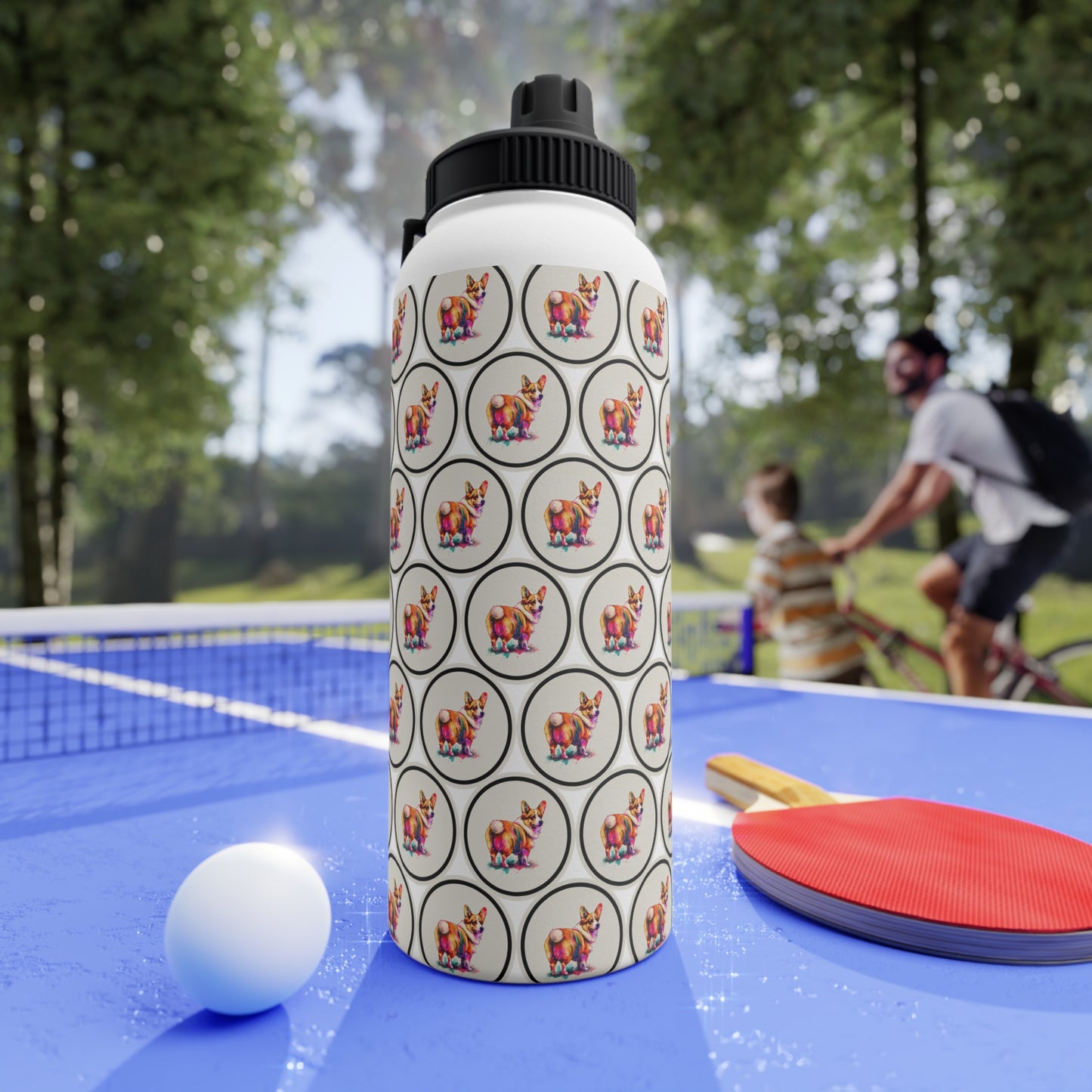 The Observer Mosaic - Water Bottle with Sport Lid
