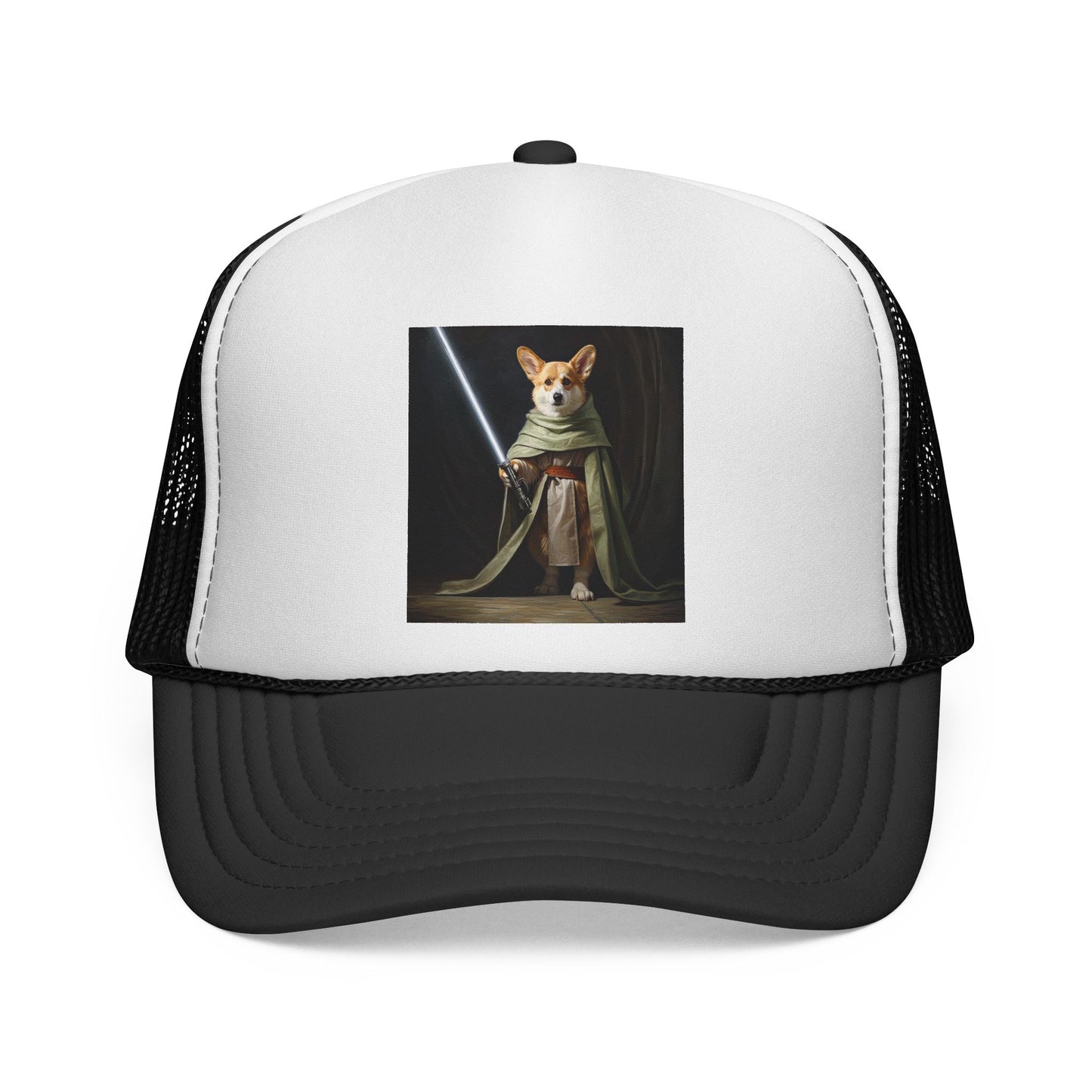 Jedi Corgi Trucker