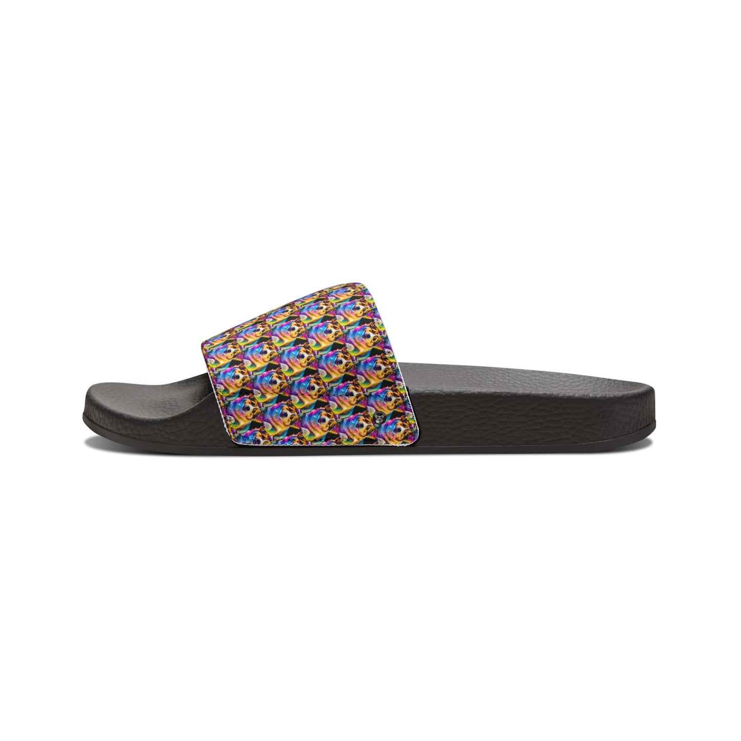 Colorful Corgi Mosaic - Women's Slide Sandals