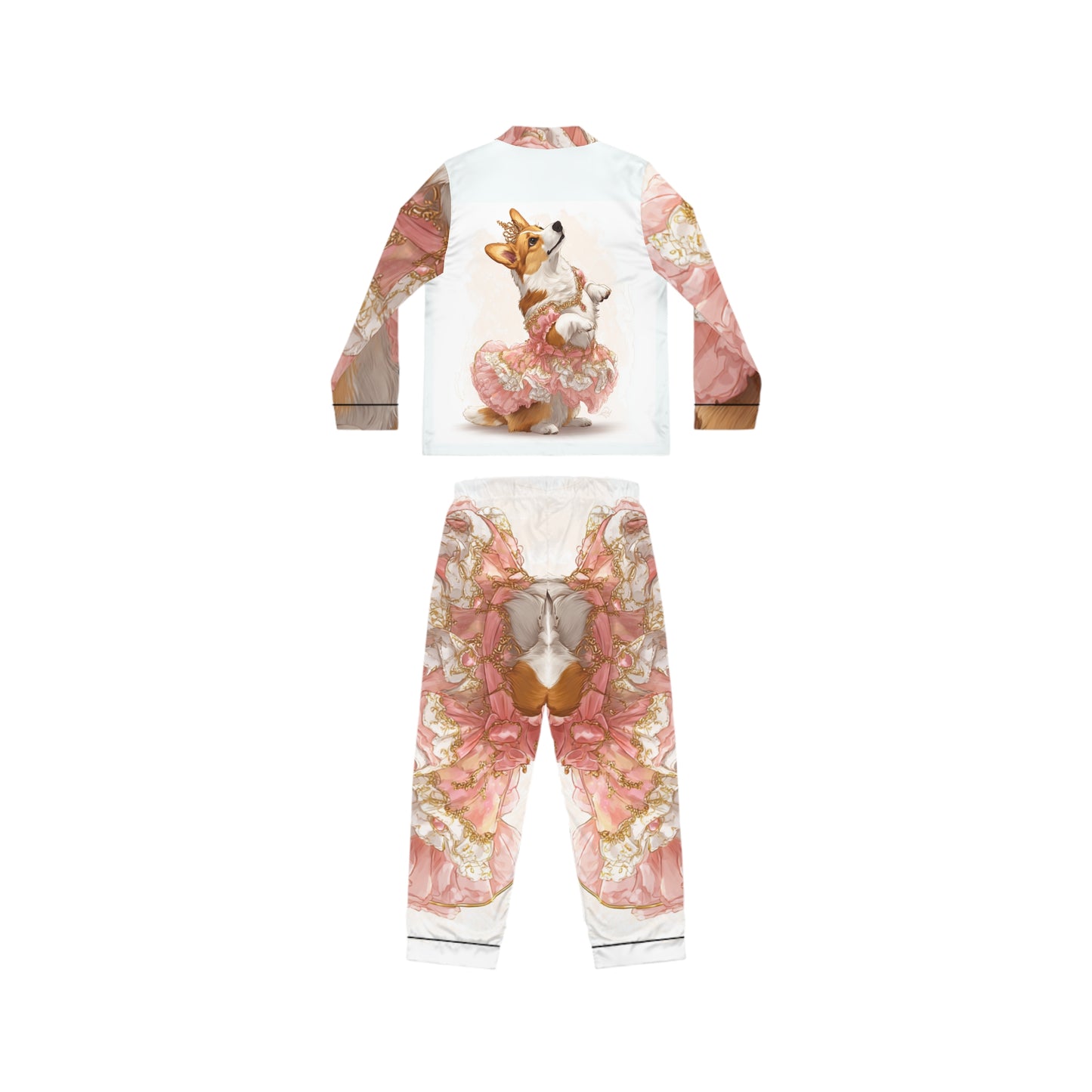 Princess Corgi Silky Pajamas