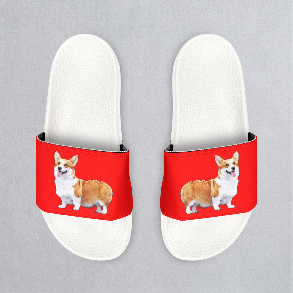 Best in Show Women's Slide Sandals - Casual Corgi Pool & Beach Slides