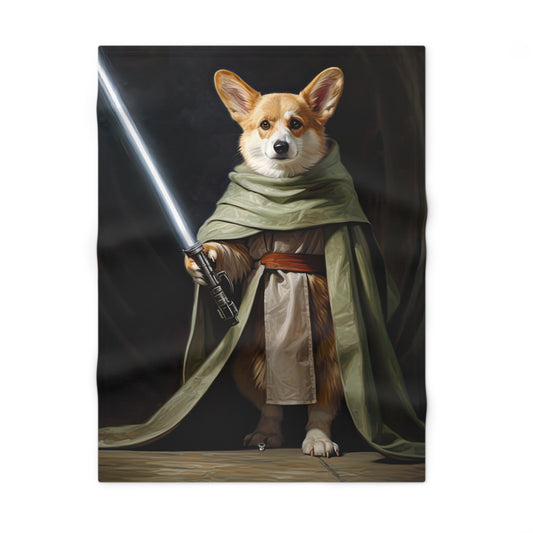Jedi Corgi - Baby Blanket