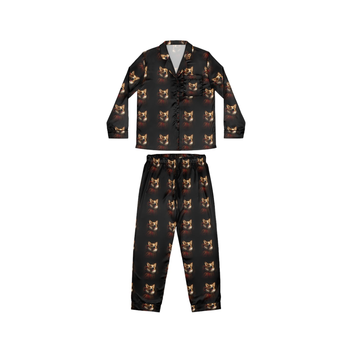 Renaissance Corgi Silky Pajamas