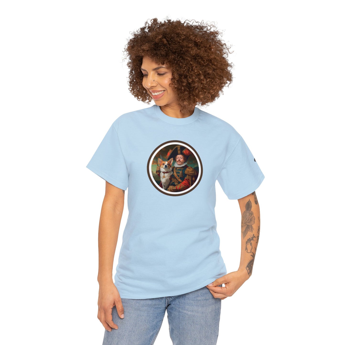 First Royal Corgi - Unisex Heavy Cotton Tee
