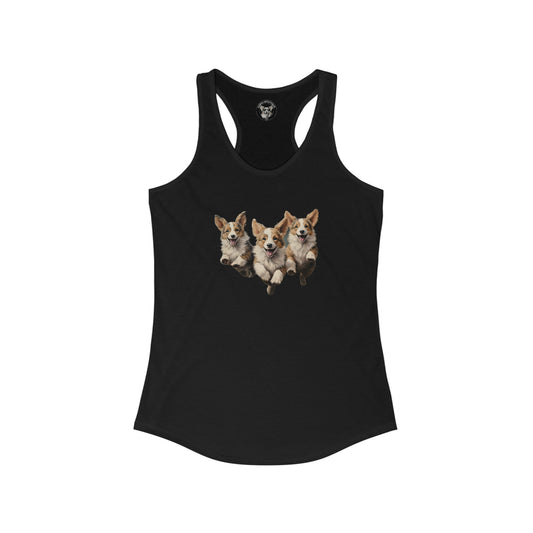 Corgi Enthusiasm - Racerback Tank