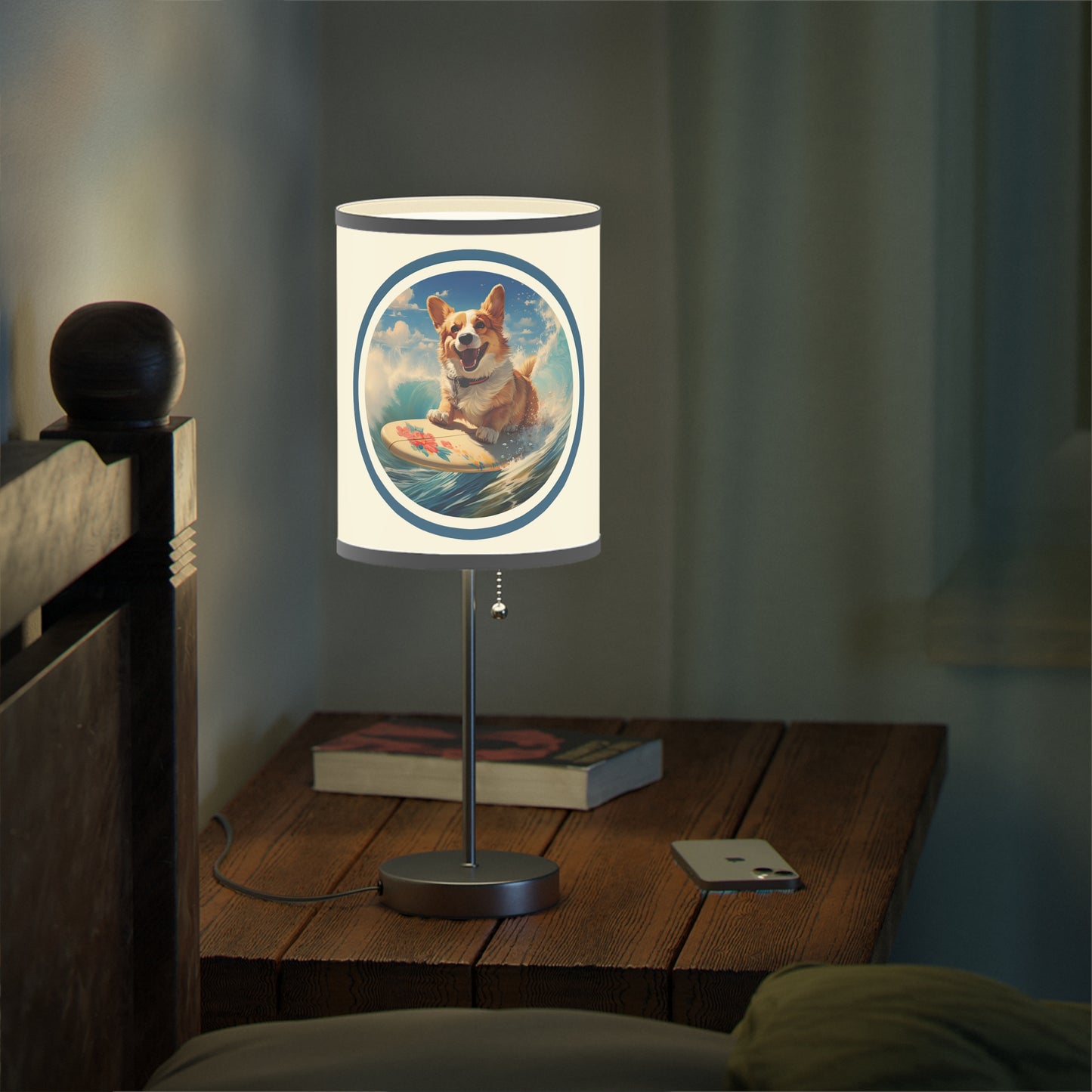 Cowabunga Corgi - Lamp