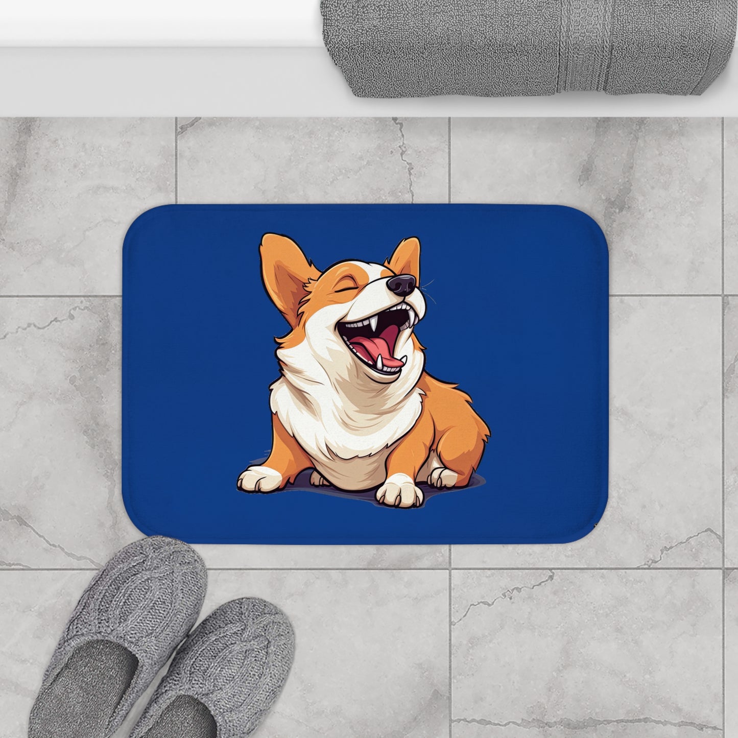 Comical Corgi - Bath Mat