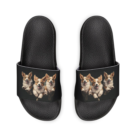 Corgi Enthusiasm - Men's Slide Sandals