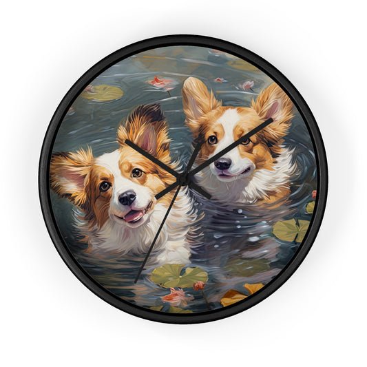 Pond Pups - Wall Clock