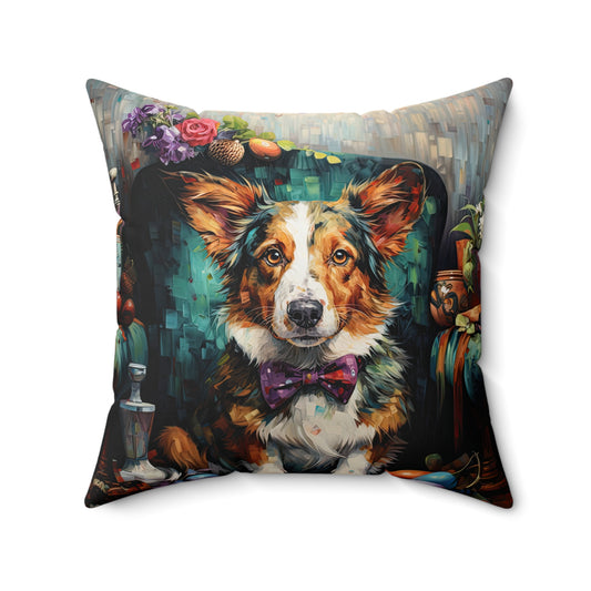 Formal Corgi - Throw Pillow