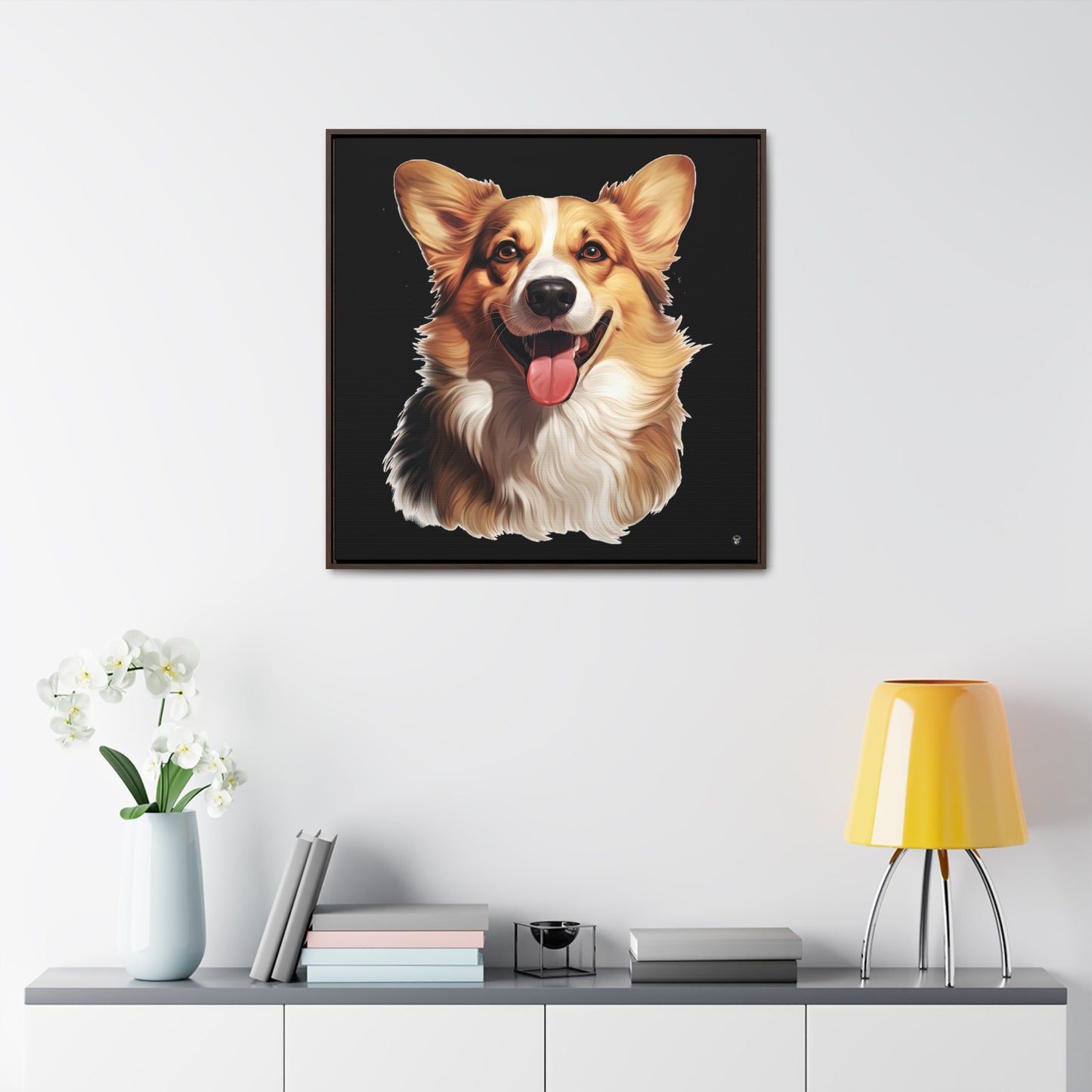 The Celebrity - Framed on Canvas