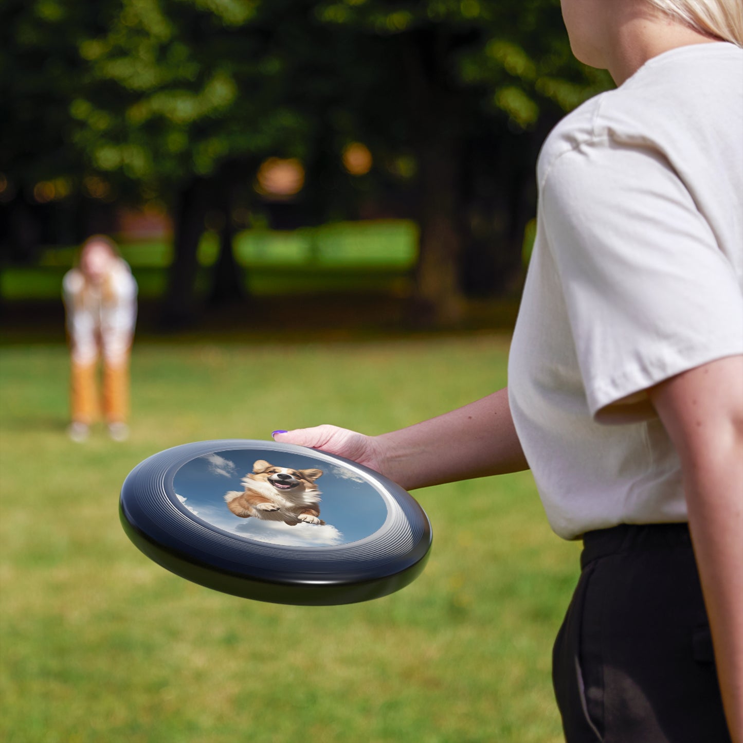 Flying Corgi - Wham-O Frisbee