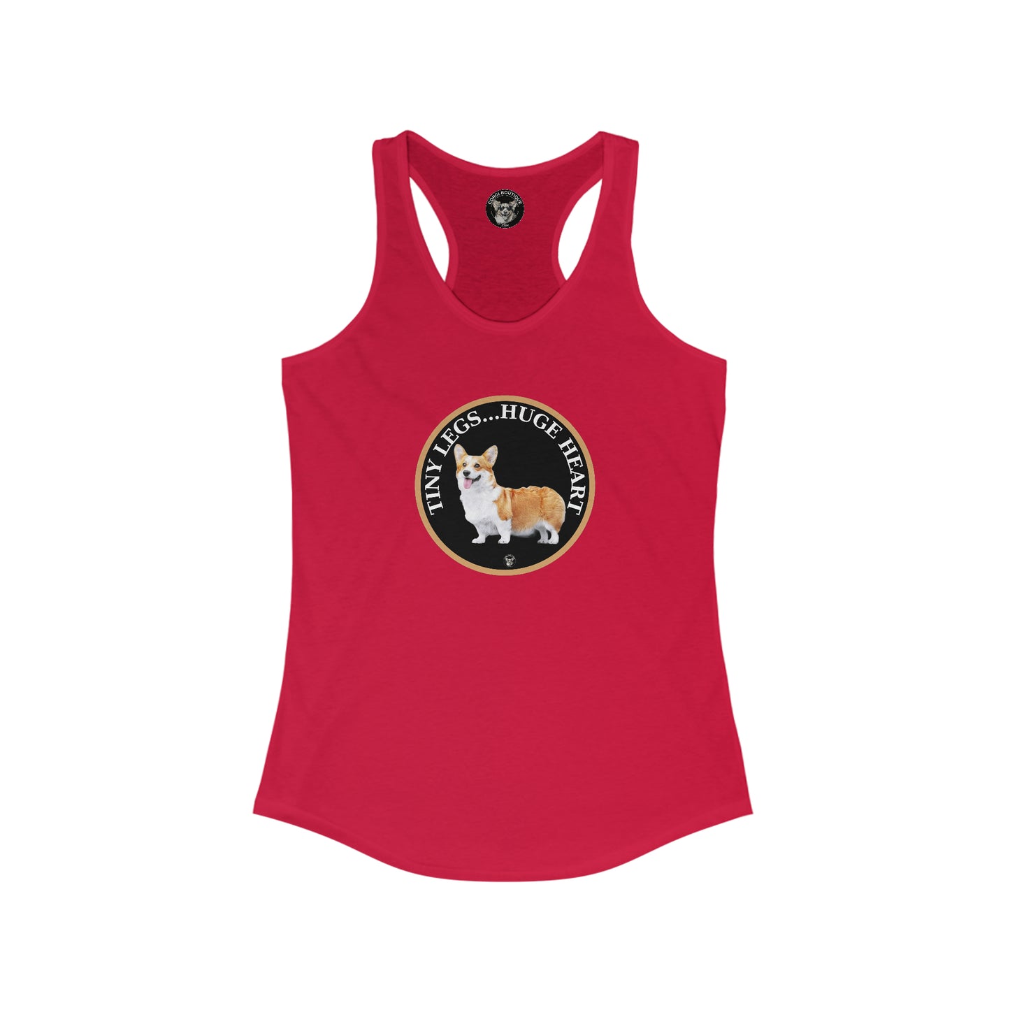 Tiny Legs...Huge Heart - Racerback Tank