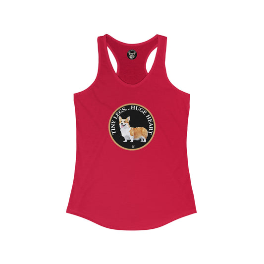Tiny Legs...Huge Heart - Racerback Tank