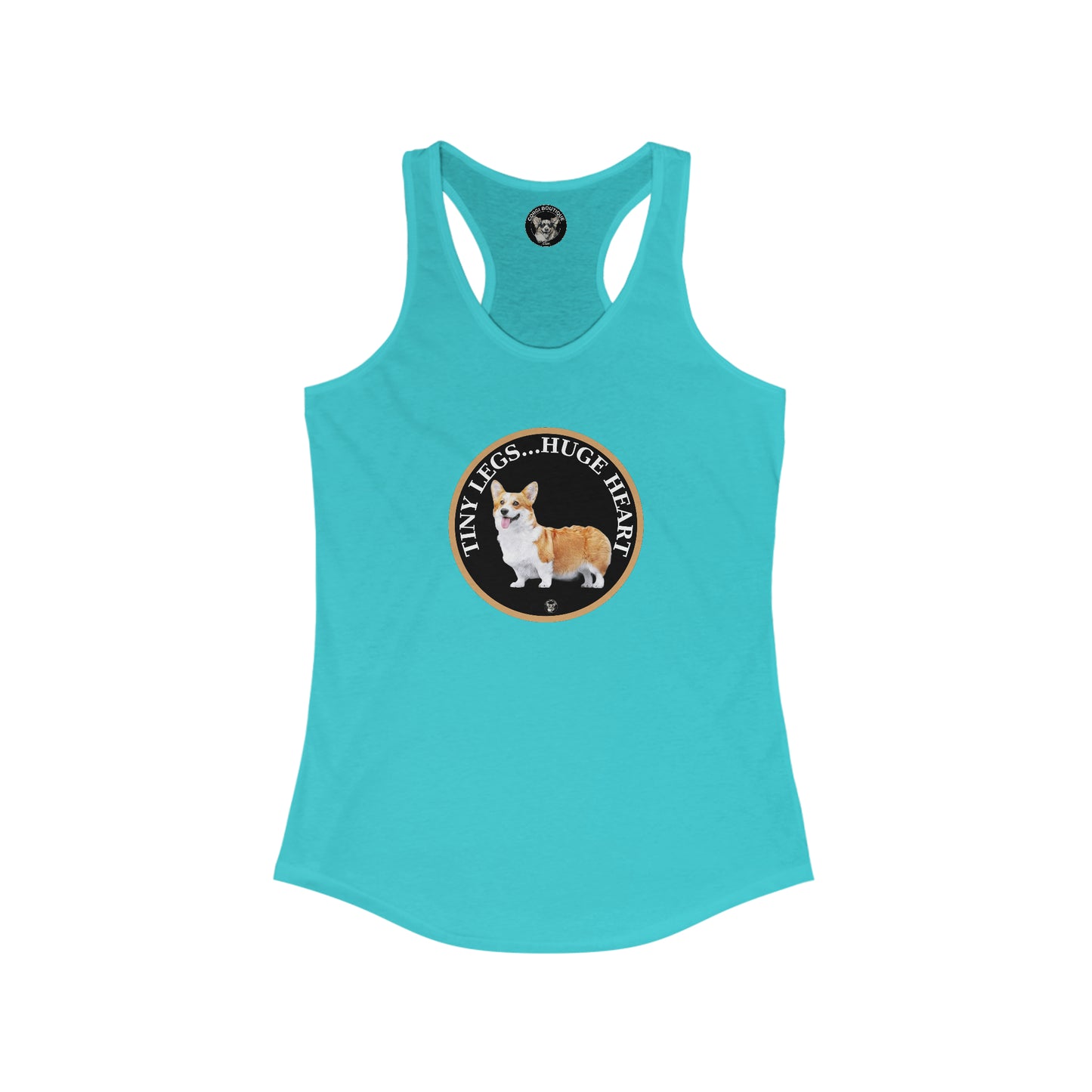 Tiny Legs...Huge Heart - Racerback Tank