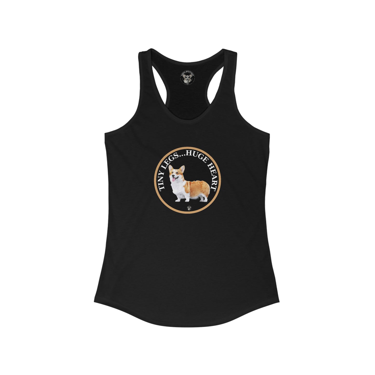 Tiny Legs...Huge Heart - Racerback Tank