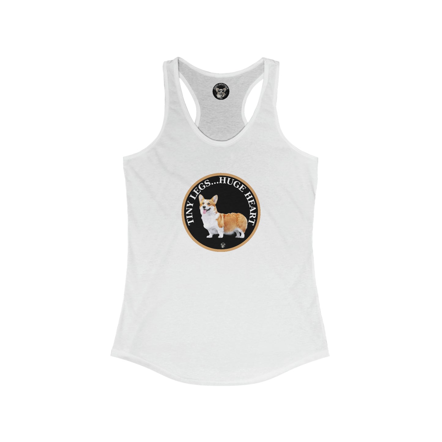 Tiny Legs...Huge Heart - Racerback Tank