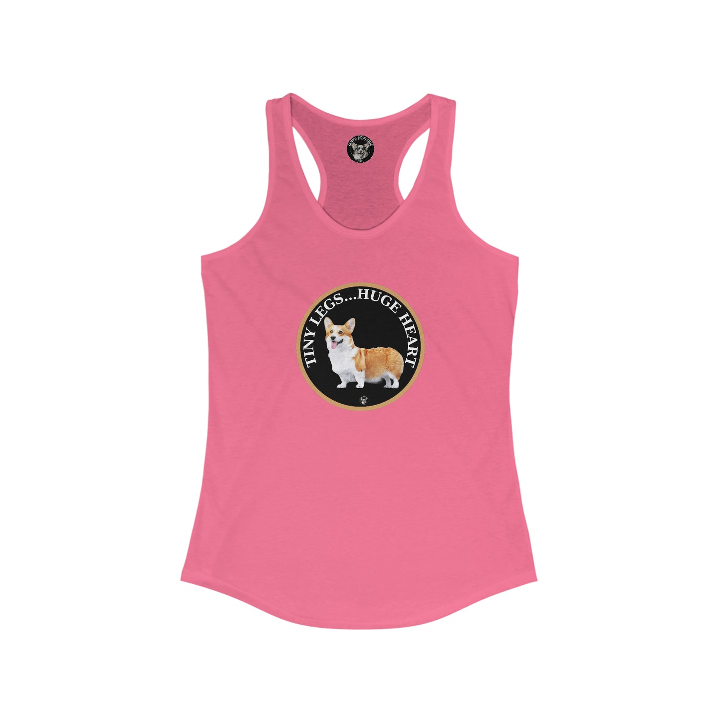 Tiny Legs...Huge Heart - Racerback Tank