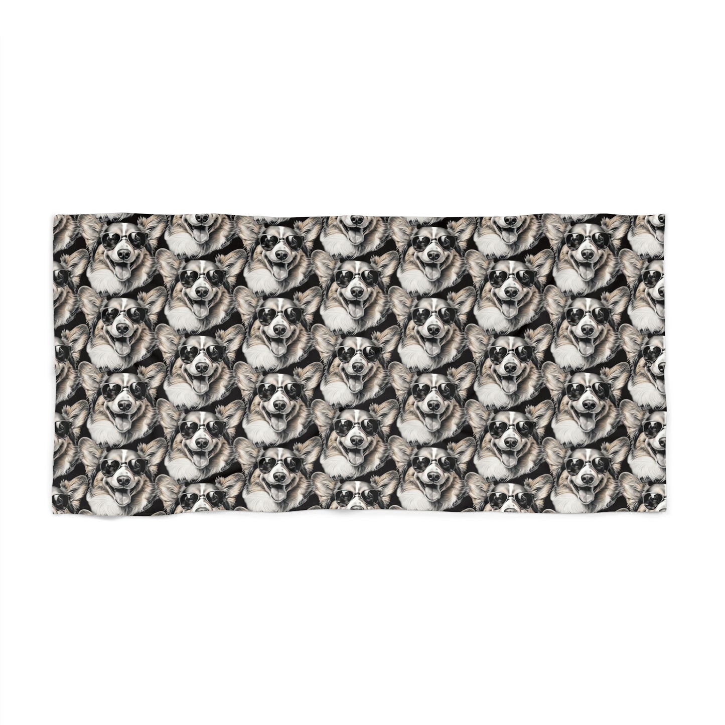 Corgi Cool Beach Towel