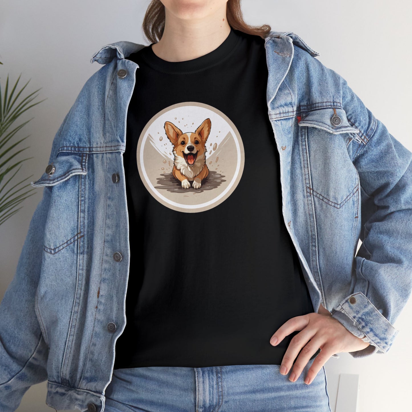 Corgi Cuteness - Unisex Heavy Cotton Tee