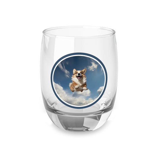 Flying Corgi - Whiskey/Juice Glass