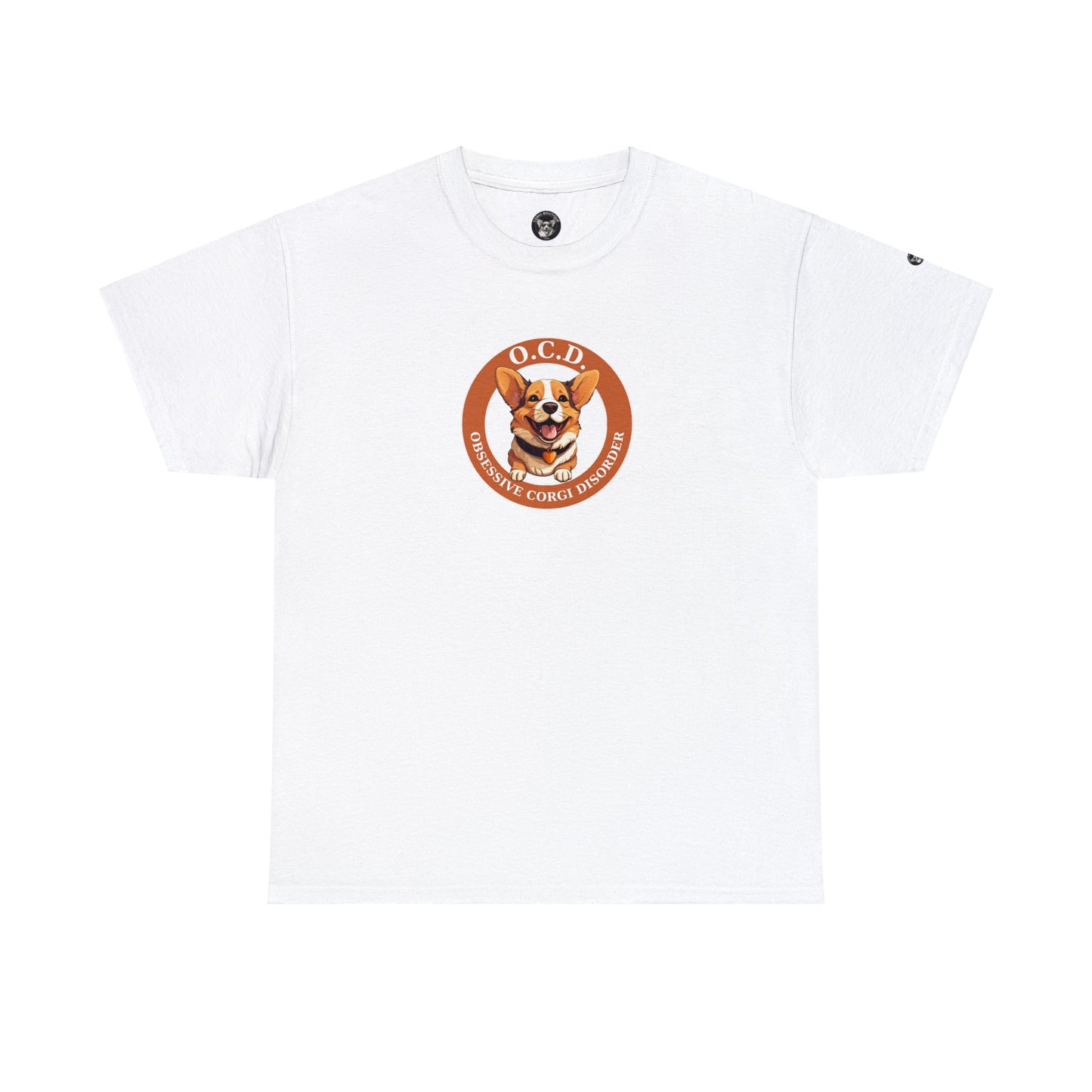 O.C.D. Obsessive Corgi Disorder - Unisex Heavy Cotton Tee