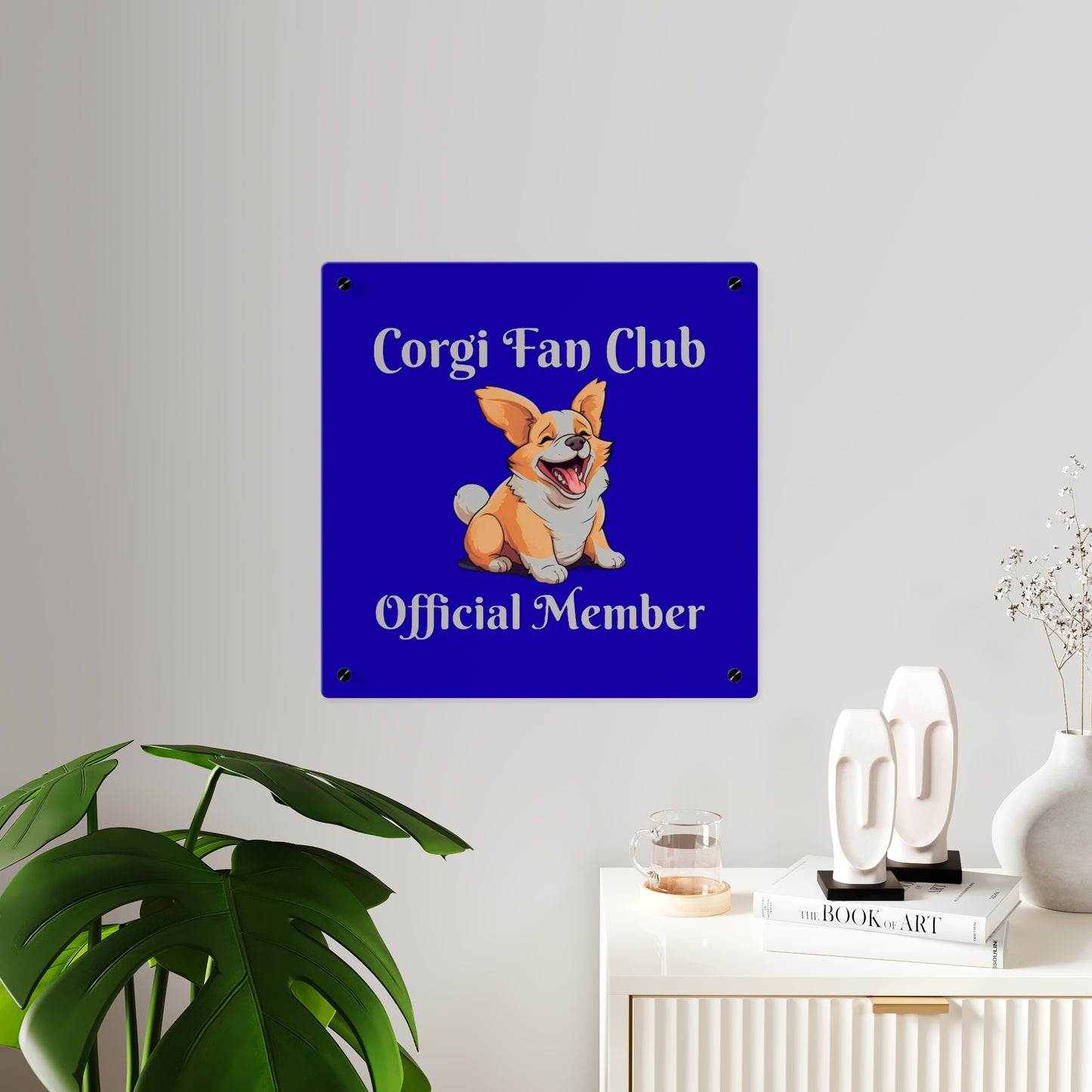 Présidente du Fan Club sur acrylique