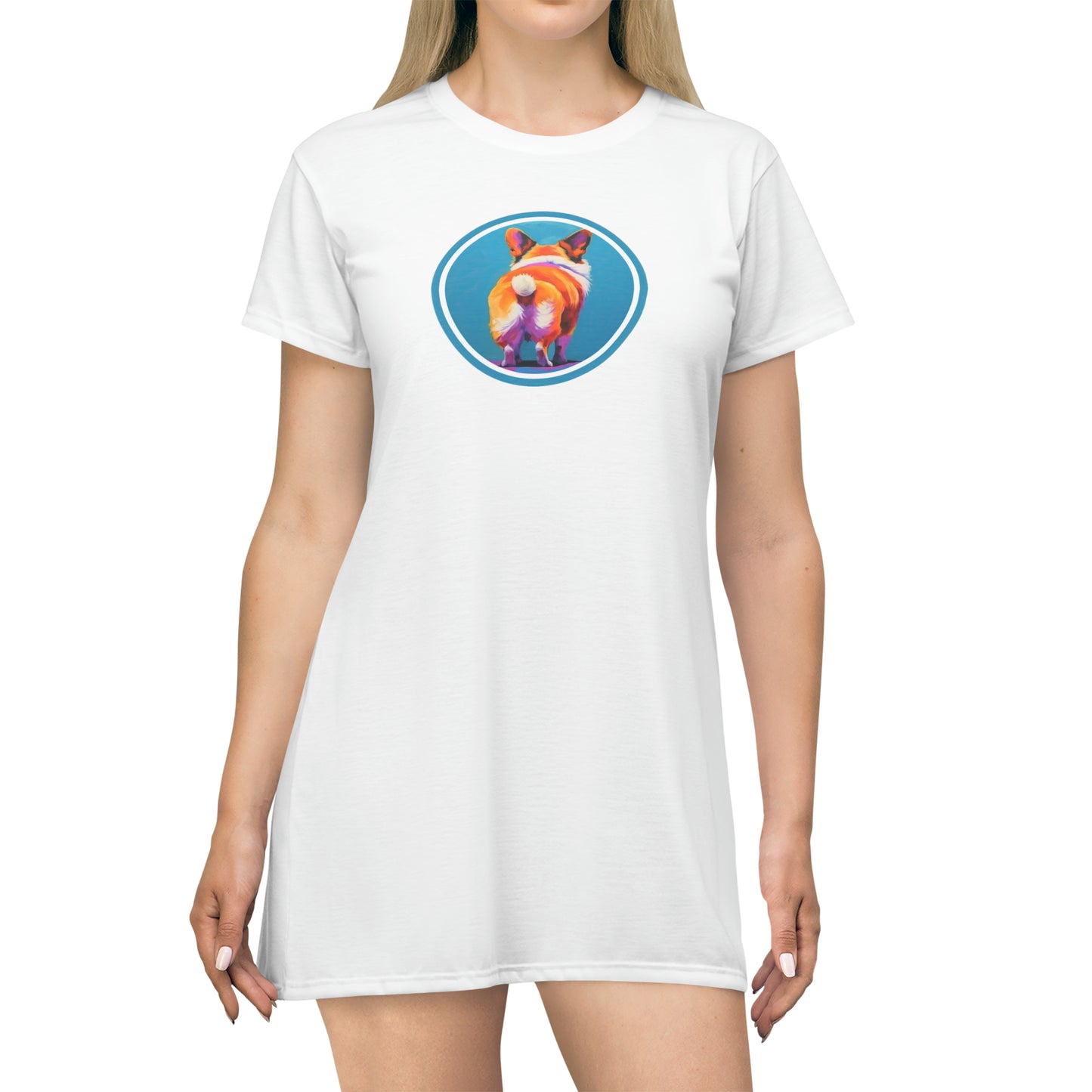 Corgi Butt - T-Shirt Dress