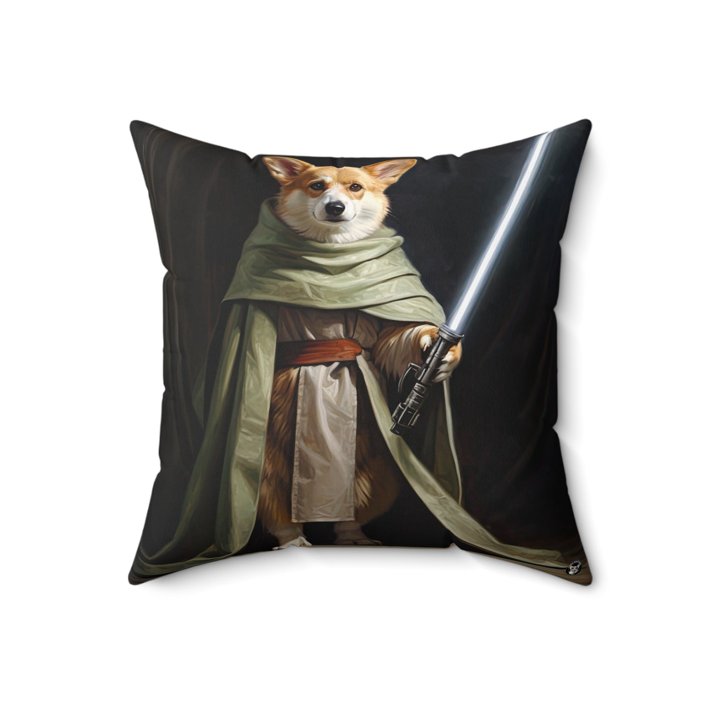 Jedi Corgi - Throw Pillow