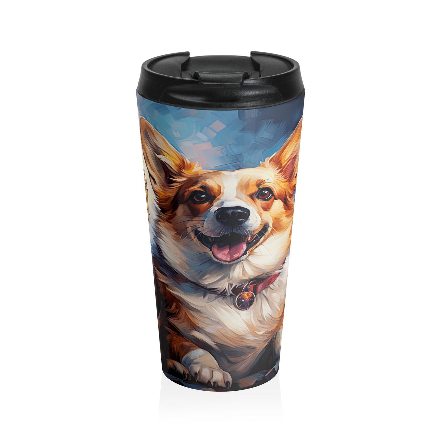 Corgi and Ben - Travel Mug