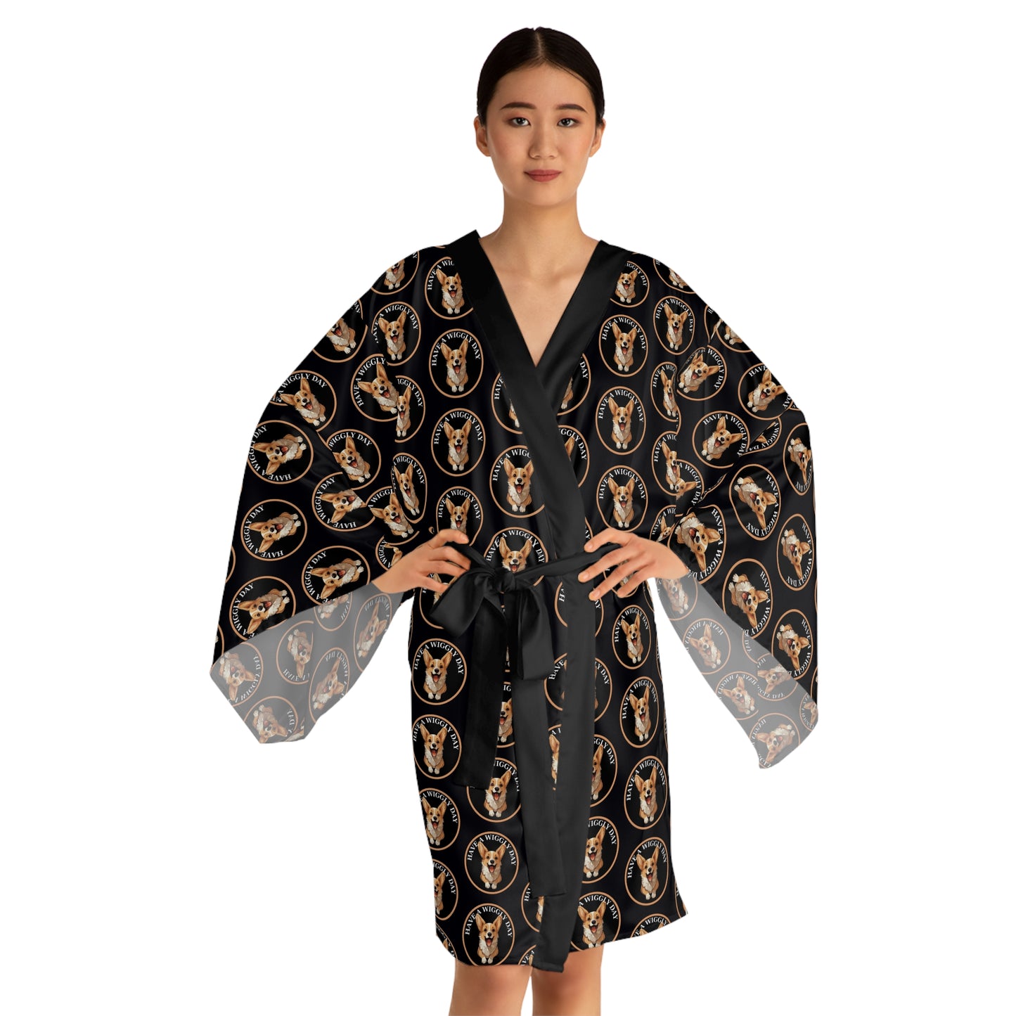 Have a Wiggly Day Kimono Robe