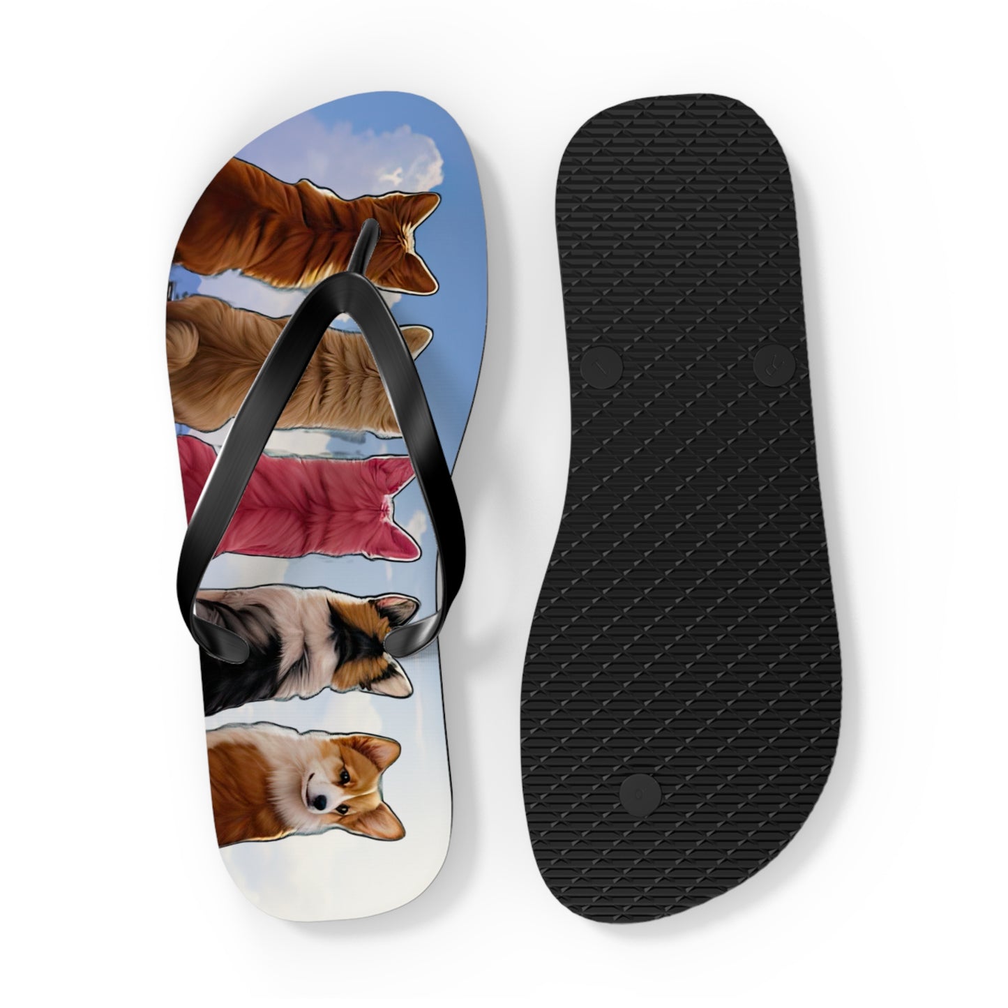 Corgi Lake Flip-Flops