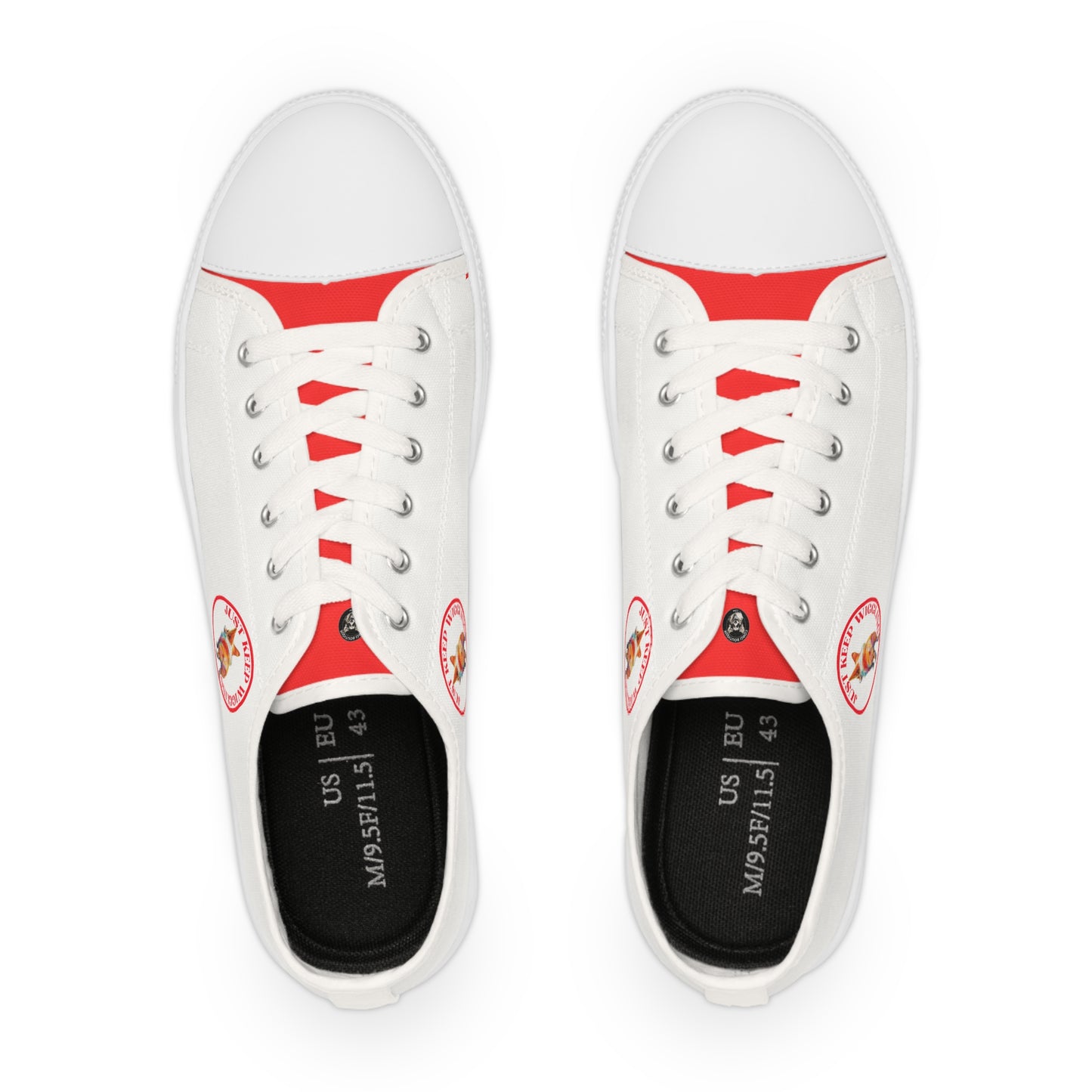 Just Keep Wiggling - Men's Low Top Sneakers