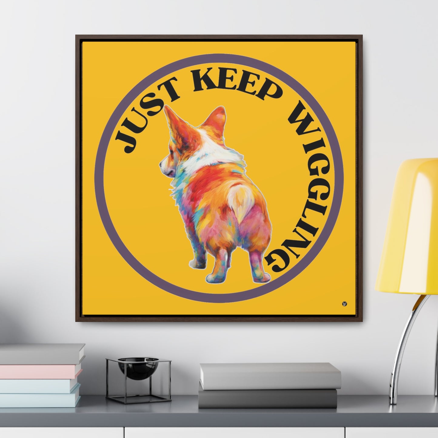 Just Keep Wiggling - Framed on Canvas