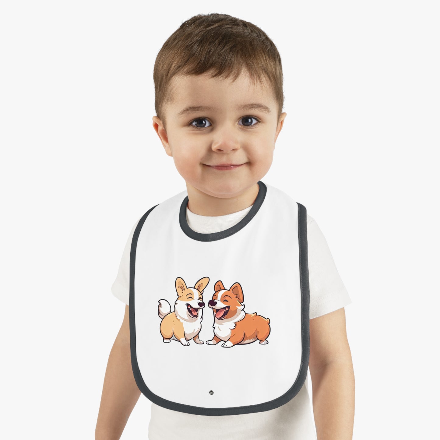 Corgi Couple - Baby Bib